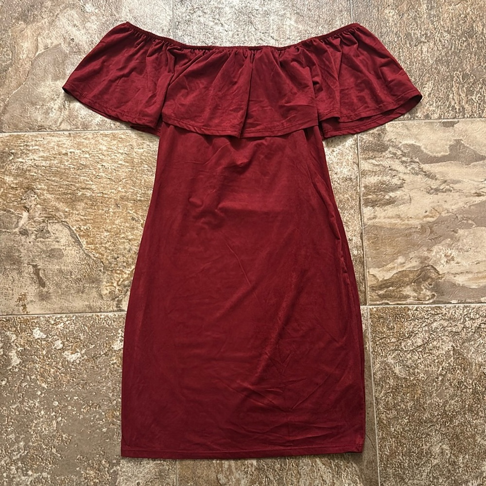 Off the Shoulder Mini Dress